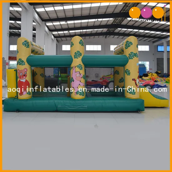 Tiger Inflatable Moonwalk with Inflatable Ball Pool (AQ401)