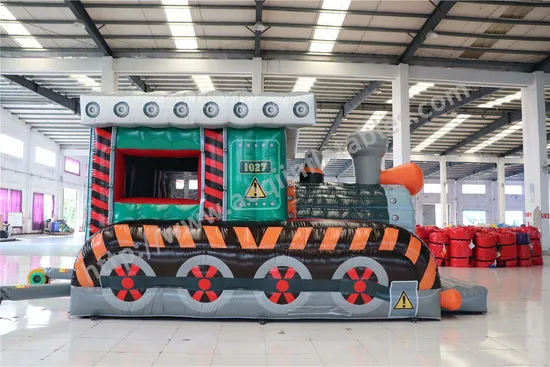 Train Theme with Slide Combo Inflatable Party (AQ01606)