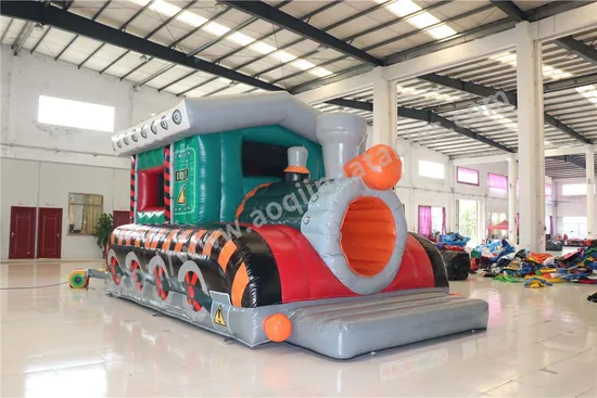 Train Theme with Slide Combo Inflatable Party (AQ01606)