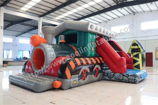 Train Theme with Slide Combo Inflatable Party (AQ01606)