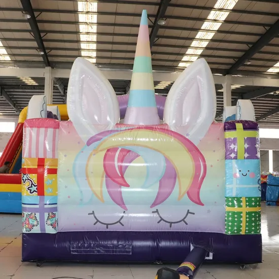 Unicorn Bounce House Inflatable Jump Bouncer (AQ01889-2)