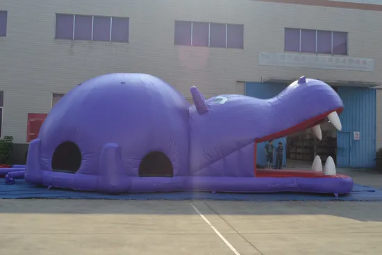 Vivid Hippo Inflatable Jumping Bounce (AQ02309)