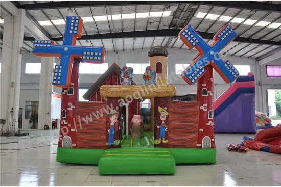 Windmill Farm Fun City Bouncer House (AQ01484)