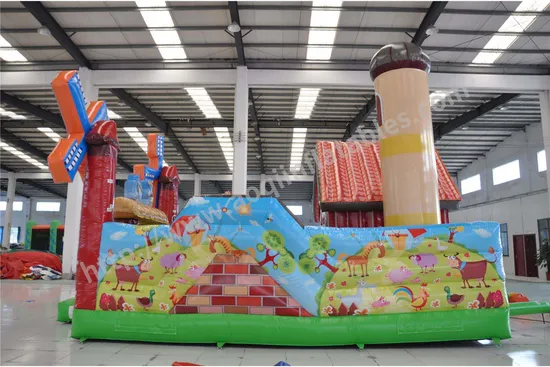 Windmill Farm Fun City Bouncer House (AQ01484)