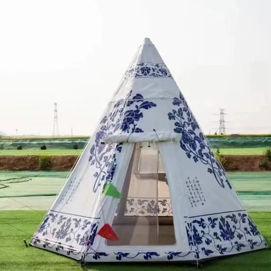 Hilltop Shape Ethnic Wind Camping Tent