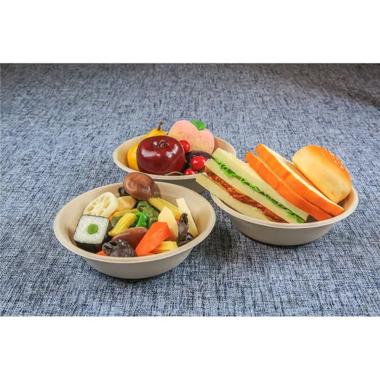 500ml Disposable Kraft Paper Salad Bowl