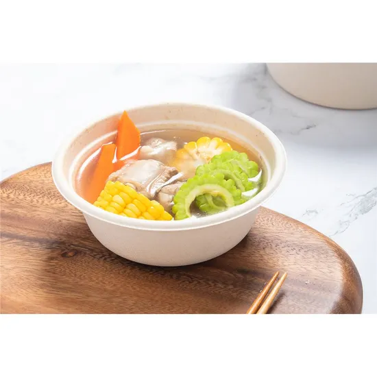 500ml Disposable Kraft Paper Salad Bowl