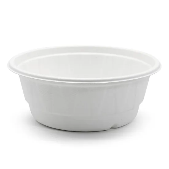 700ml Compostable Biodgradble Sugarcane Bagasse Pulp Tableware Paper Diamond Bowl