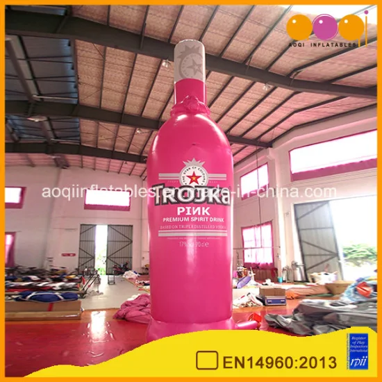 Aoqi Pink Inflatable Bottle Model for Advertisement Sale (AQ54215)