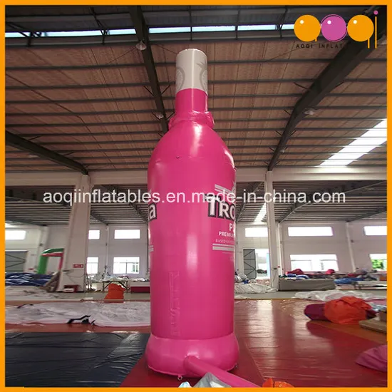 Aoqi Pink Inflatable Bottle Model for Advertisement Sale (AQ54215)