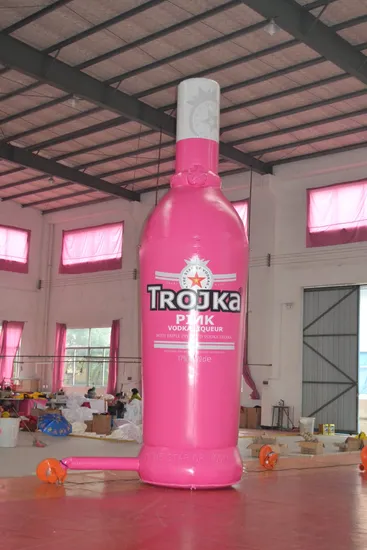 Aoqi Pink Inflatable Bottle Model for Advertisement Sale (AQ54215)