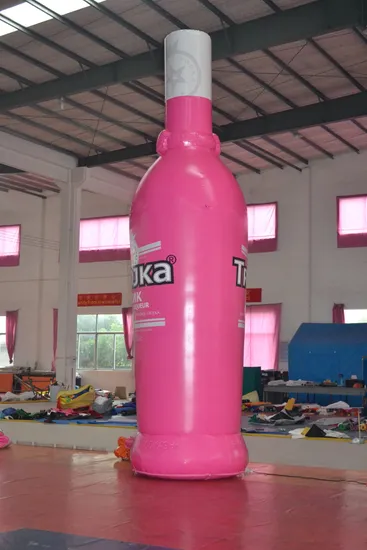 Aoqi Pink Inflatable Bottle Model for Advertisement Sale (AQ54215)