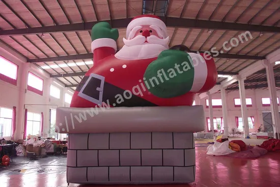 Big Inflatable Christmas Santa with Gift Bag (AQ5718)