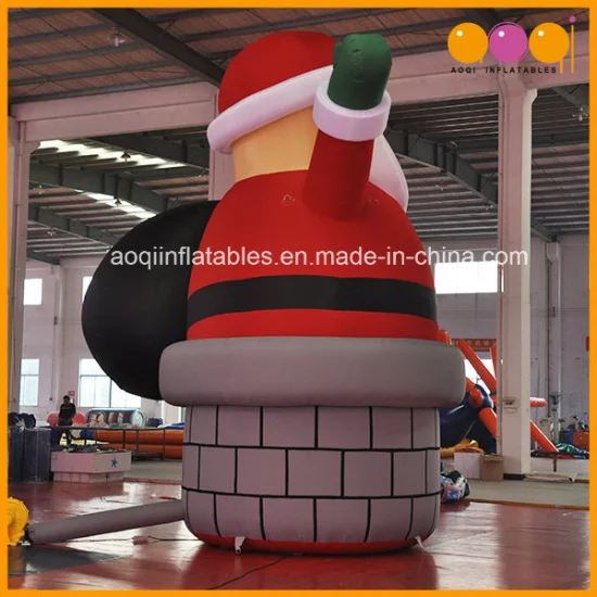 Giant Holiday Christmas Advertising Model Xmas Inflatable Santa Claus (AQ5718-1)