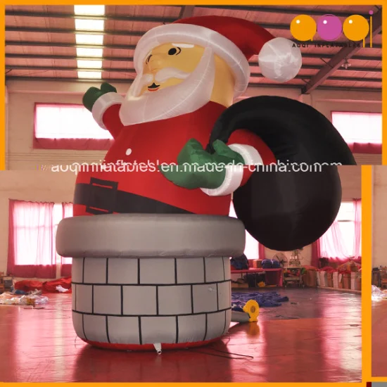 Giant Holiday Christmas Advertising Model Xmas Inflatable Santa Claus (AQ5718-1)