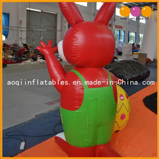 Inflatable Easter Egg and Rabbit (AQ56138)