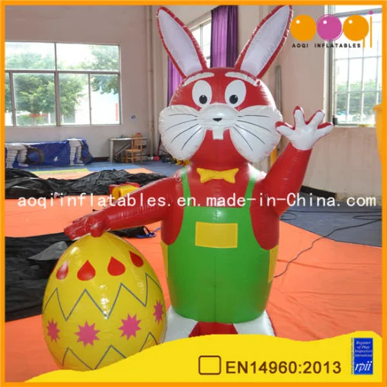 Inflatable Easter Egg and Rabbit (AQ56138)