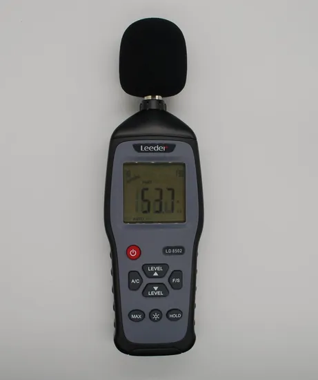 Auto Ranging Sound Meter with Data Logger Large LCD Bargraph Display Free Software OEM ODM