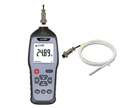 Handheld High-Precision Thermometer Four-Wire Temperature Logger with PT100 Ld8121