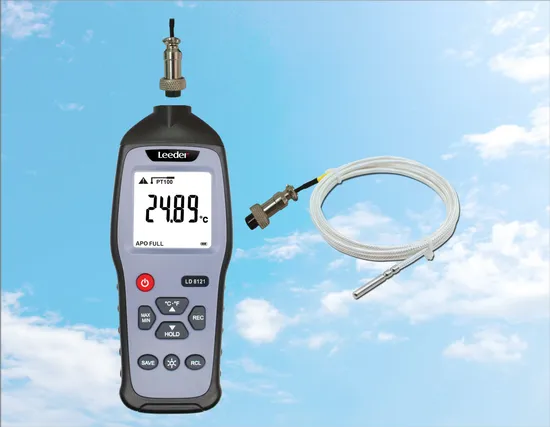 Handheld High-Precision Thermometer Four-Wire Temperature Logger with PT100 Ld8121