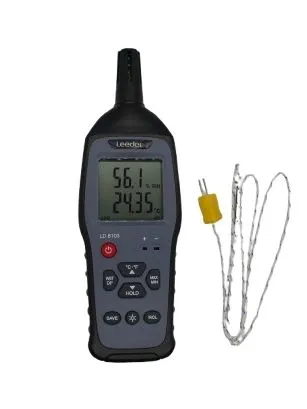 Multifunctional Digital Temperature and Humidity Meter 9V Battery Thermocouple Thermometer