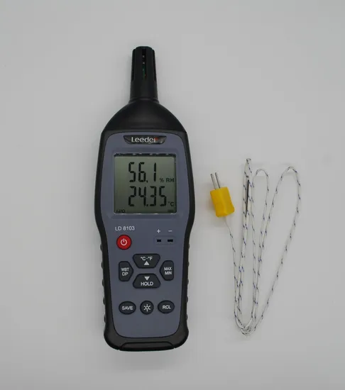 Multifunctional Digital Temperature and Humidity Meter 9V Battery Thermocouple Thermometer