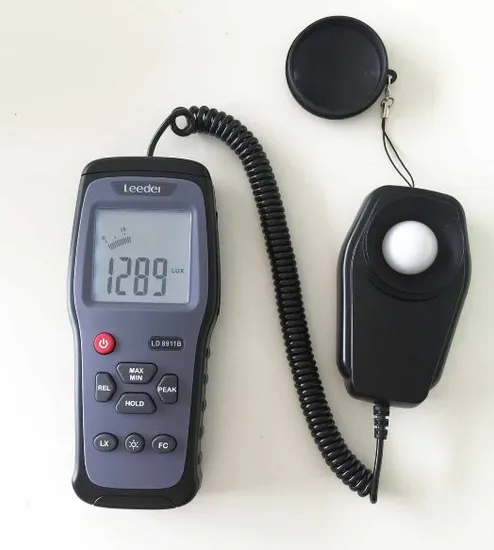 Portable Easy Use Digital Light Meter Lux Meter Datalogger with Free Software From Factory