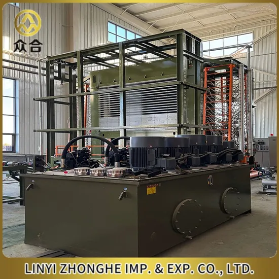 1200 Tons Hot Press Machine for Particle Board Production Machines and Veneer Laminating Plywood Wood Machine