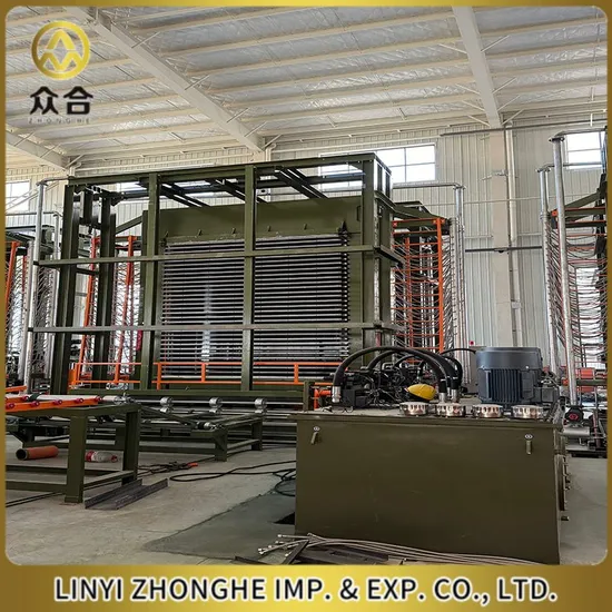 1200 Tons Hot Press Machine for Particle Board Production Machines and Veneer Laminating Plywood Wood Machine