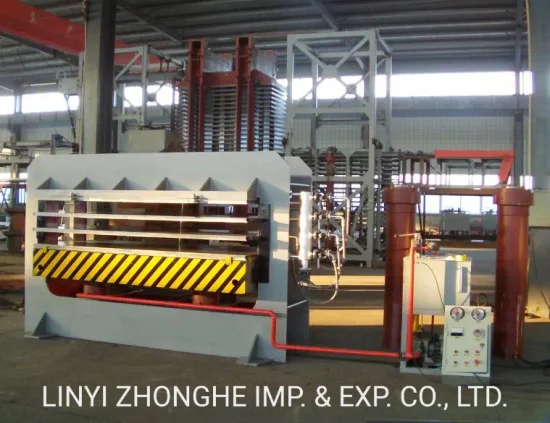 160 Tons 3 Layers Door Panel Hot Press Machinery for Plywood Making