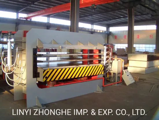 160 Tons 3 Layers Door Panel Hot Press Machinery for Plywood Making