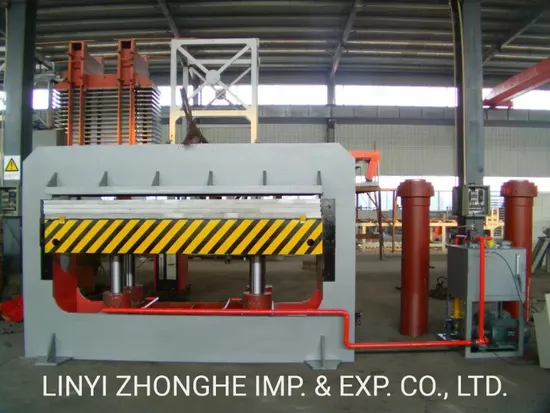 160 Tons 3 Layers Door Panel Hot Press Machinery for Plywood Making