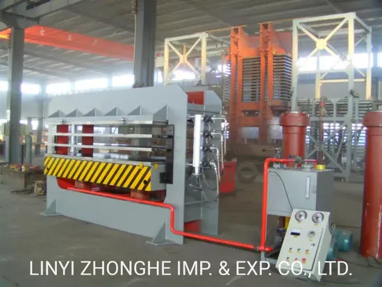 160 Tons 3 Layers Door Panel Hot Press Machinery for Plywood Making