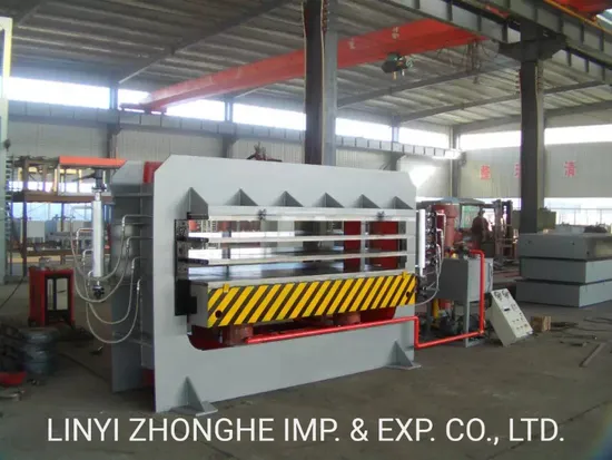 160 Tons 3 Layers Door Panel Hot Press Machinery for Plywood Making