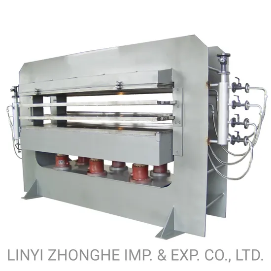 160 Tons 3 Layers Door Skin Laminating Hot Press Machinery