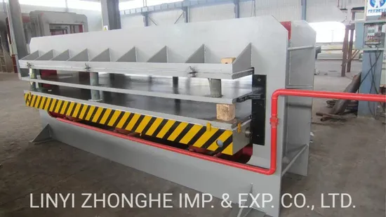 160 Tons 3 Opening Wood Door Panel Hot Press Machine