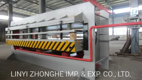 160 Tons 3 Opening Wood Door Panel Hot Press Machine