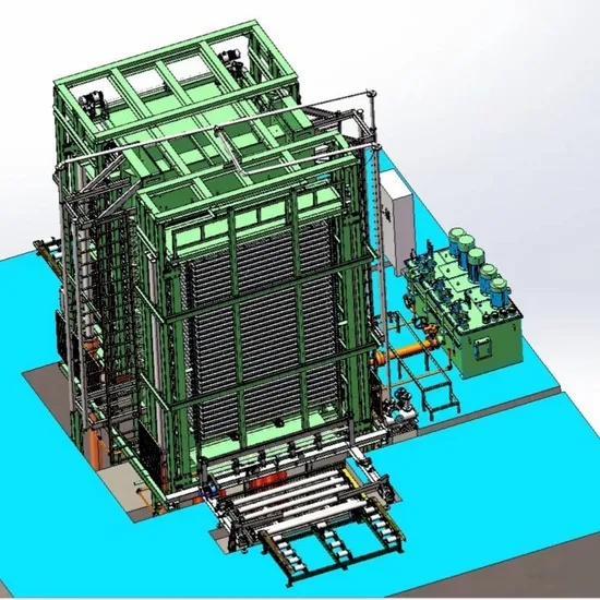 30-50 Layers Full Automatic Plywood Hot Press Machine with Loading