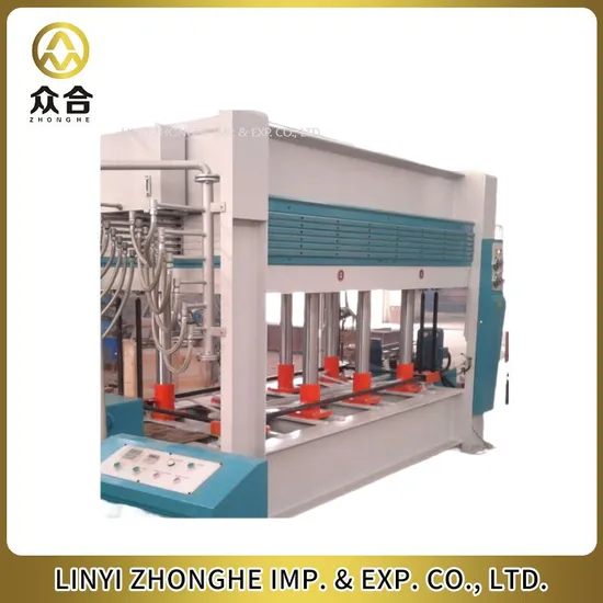 3 Layers Woodworking Laminating Hot Press Machine for Wood Door