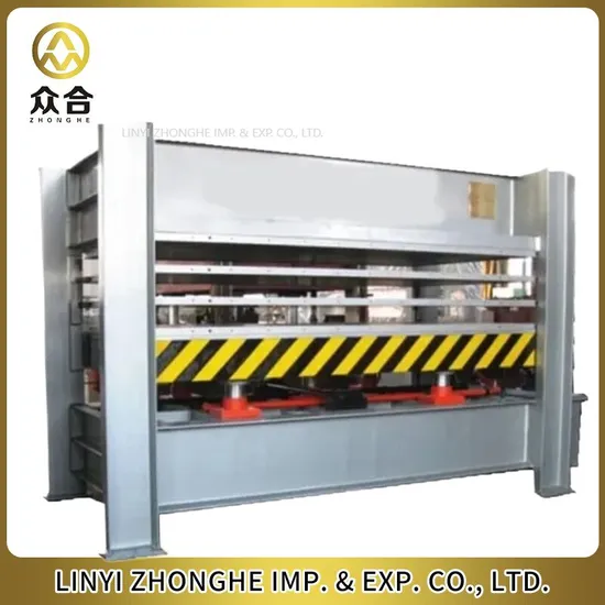 3 Layers Woodworking Laminating Hot Press Machine for Wood Door