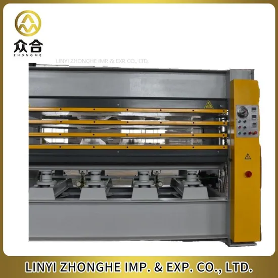 3 Layers Woodworking Laminating Hot Press Machine for Wood Door