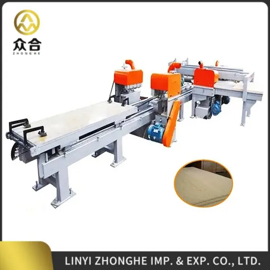 4X8 Feet Plywood Production Line Wood Panel Board Edge Cutting Saw Machine