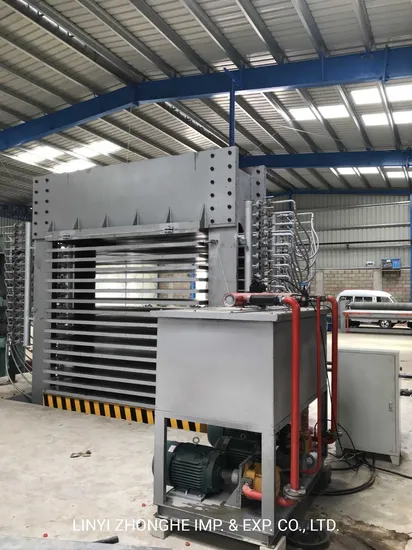 600 Tons 15 Layers Hot Press Machine From China