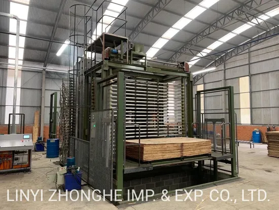 600 Tons Hot Press 25 Layers Plywood Veneer Hot Press Machine