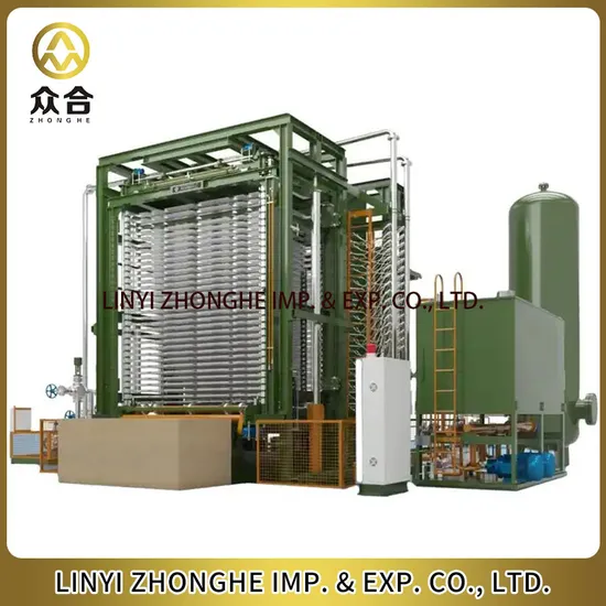 800 Ton 20 Layer Film Faced Plywood Hot Press Machine for Wood Panels and Doors