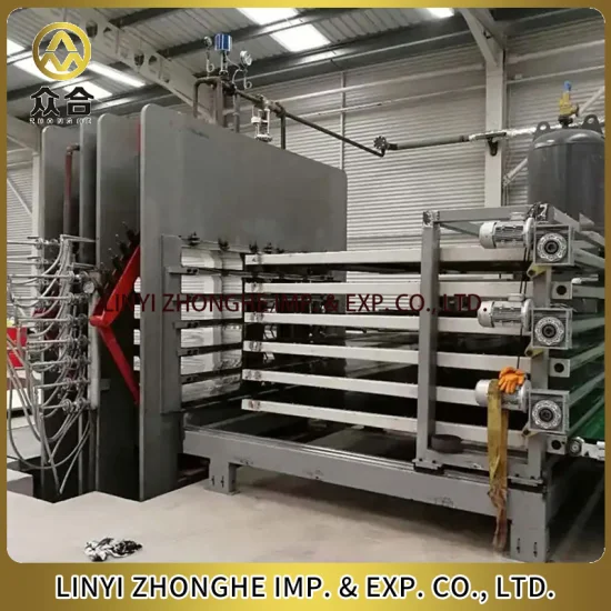 800 Ton 20 Layer Film Faced Plywood Hot Press Machine for Wood Panels and Doors