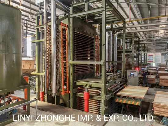 800 Tons 35 Layers Automatic Plywood Hot Press Machine From Linyi China