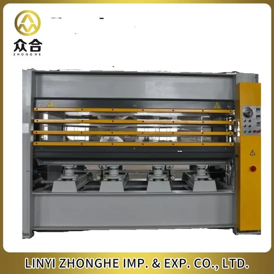 Automatic 3 Layers Plywood Making Door Skin Hot Press Machine