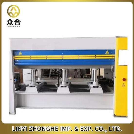 Automatic 3 Layers Plywood Making Door Skin Hot Press Machine