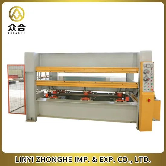 Automatic 3 Layers Plywood Making Door Skin Hot Press Machine